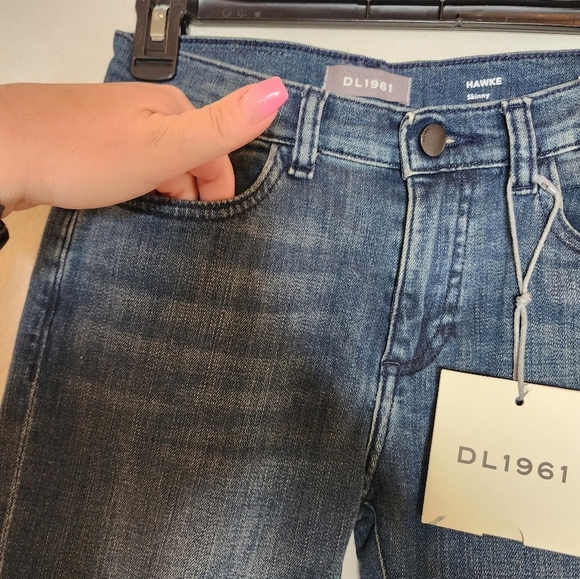 NWT DL1961 Boys' Hawke Skinny Jeans In Scabbard. Size 12 - Picture 10 of 16